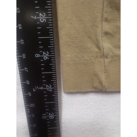 St John's Bay Women's Khaki Stretch Straight Leg Pants Size 18W EUC - Picture 6 of 7